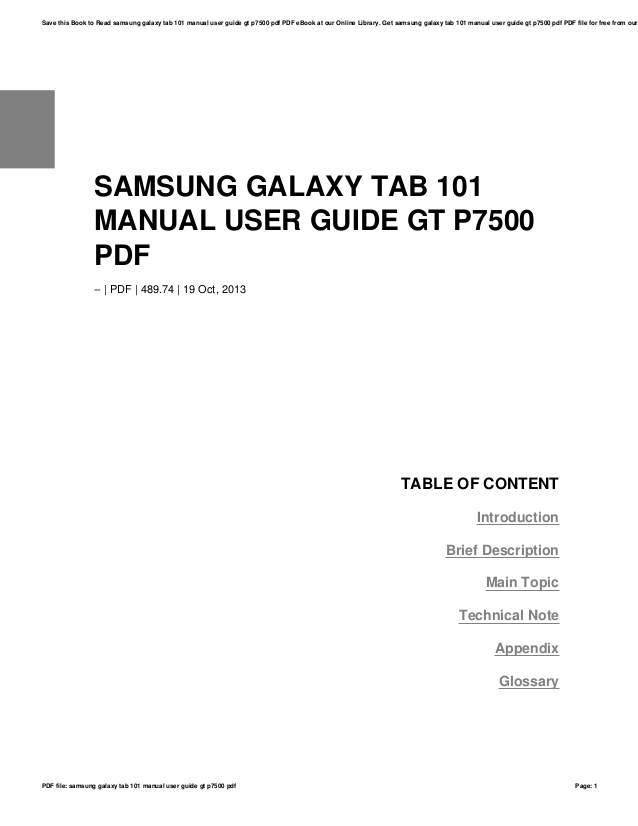 Samsung note tablet 8 user manual
